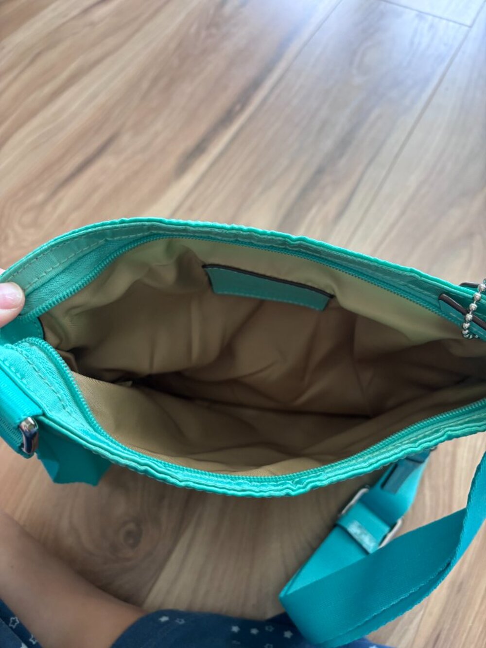 Coach Getaway Signature Nylon File Bag - Picture 2 of 6